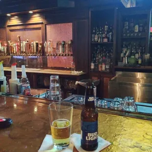 My beer and my friend's.