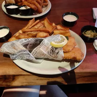 food, seafood, fish and chips, fish