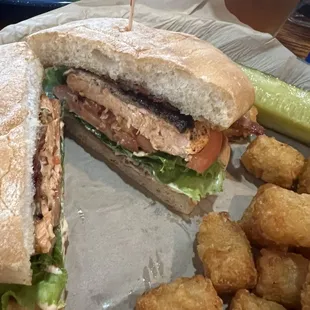 Salmon BLT