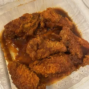 Inedible amount of sauce