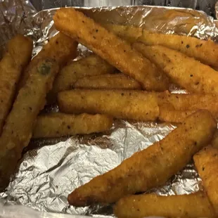 Delicious zucchini sticks