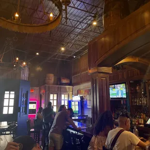 people sitting at the bar