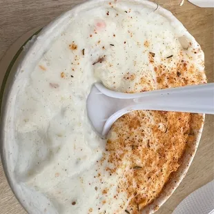 Cream of crab sprinkled with old bay