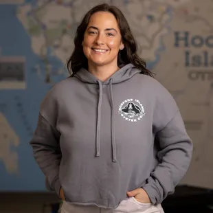Guard Your Gold cropped hoodie designed by Morgwn Pennypacker for Hoopers Island Oyster Co. available at Hoopers Island Seafood Market