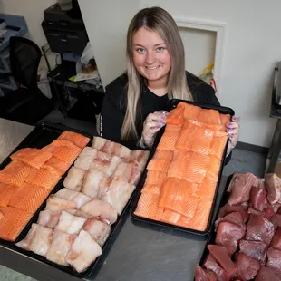 Fresh fish from the Hoopers Island Seafood Market.