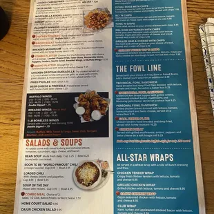 Menu, side 2 -- September 2024