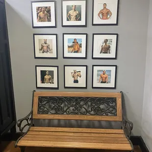 Decor in the ladies restroom ;p