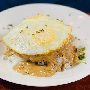 Loco Moco w/ Over easy egg