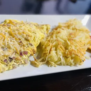 Corn beef Hash Omelet