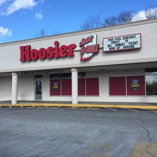 the front of the restaurant