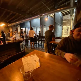 a man sitting at a bar