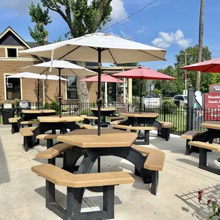 Outdoor seating