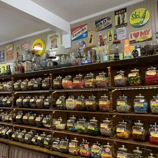 various types of candy