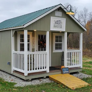 the front porch and porch