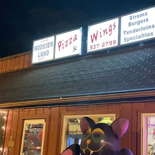 Entrance of the restaurant