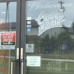 a reflection in the window