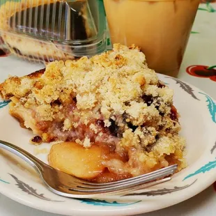 Apple, Blueberry, Walnut Pie.