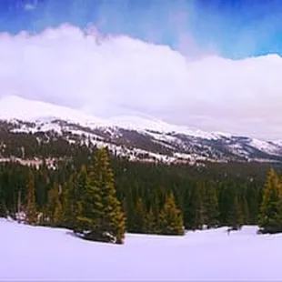 Panoramic view about half a mile up the trail. Elevation was about 11,500-12,200 feet.