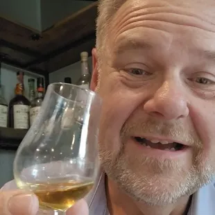 I'm enjoying a dram of Barrell Seagrass Rye!