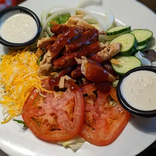 Bbq chicken salad