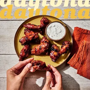 chicken wings and fried chicken, food