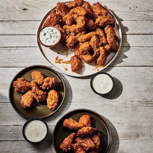 chicken wings, fried chicken wings, poultry, bbq chicken, chicken, chicken wings and fried chicken, food, bbq wings, fried chicken