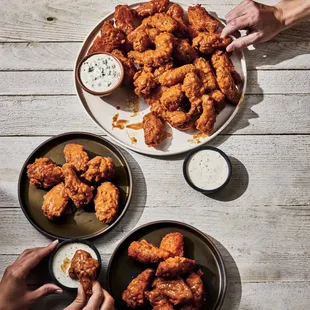 poultry, bbq chicken, bbq wings, chicken wings and fried chicken, food, fried chicken wings, chicken wings, chicken, fried chicken