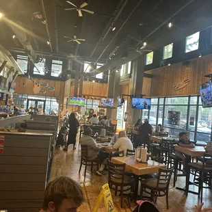 As you can tell the restaurant is not very busy.