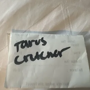 This is supposed to be the manager's name. Please respond to this review. I'd love to hear from you.