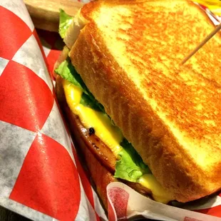 Fried Bologna Sandwich