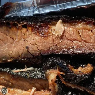 Dryer slice of brisket but still not too bad