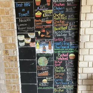 Menu Board