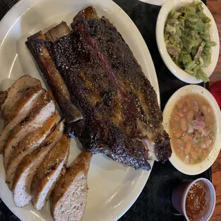 Pork Ribs and Sausage Combo