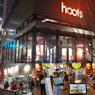 Boots and the kiosk.