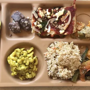 Lunch is served and it is bomb dot com