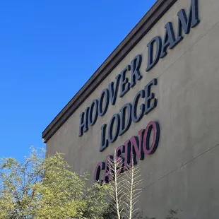 Signage from parking lot