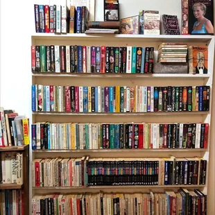 Used books throughout.  Paperback and hardcover.