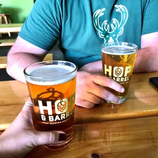 Cheers! A Sour and an IPA