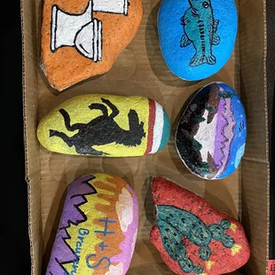 Last weekends annual rock painting charity event