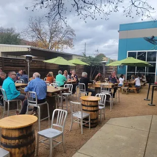 Outside patio space.