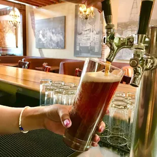 18 Craft Beers on Tap