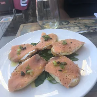 Smoked Salmon Crostini