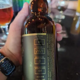 Limited edition barrel aged stout