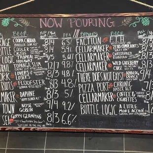 ON TAP (Recommend cellar maker)