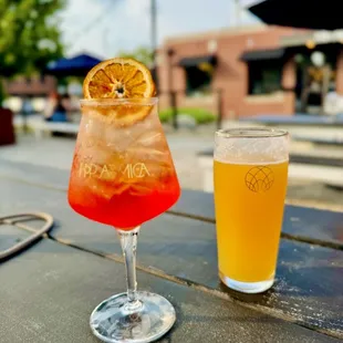 Aperol Spritz &amp; IPA Beer