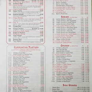 Menu right side dec 31 2022