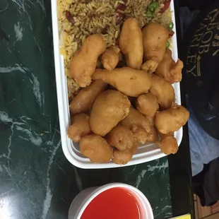 Sweet and sour chicken