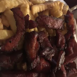 French Fries with Boneless Rib