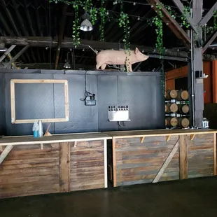 Great new bar in Hop Farms warehouse space...