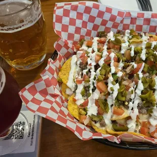 Loaded Nachos &amp; Cranberry Sauce Sour